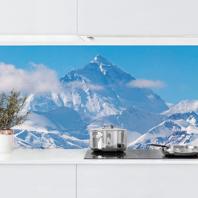 Küchenrückwände Platte Mount Everest