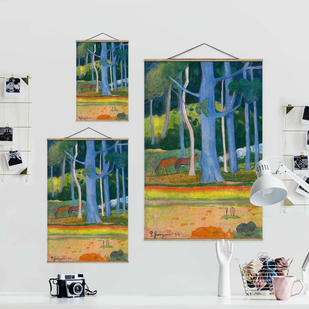 Wandbilder Kunstdruck Paul Gauguin - Waldlandschaft