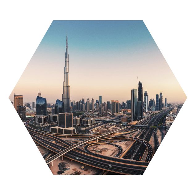Hexagon Bild Forex - Abendstimmung in Dubai
