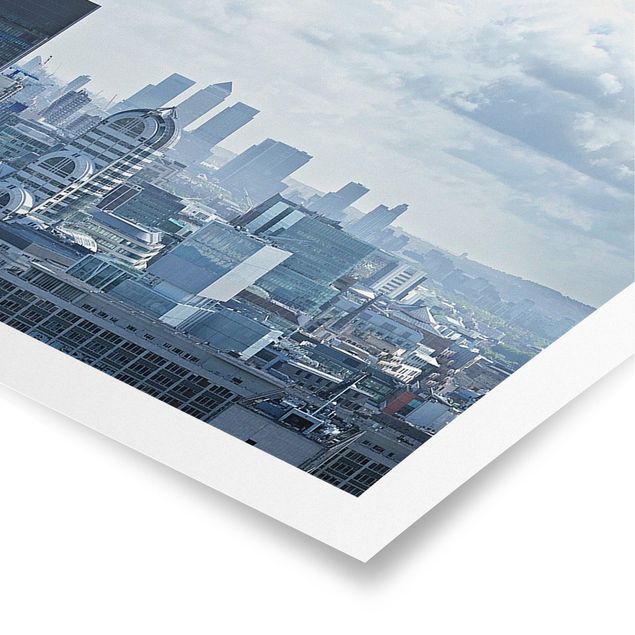 Poster - London Skyline - Panorama Querformat