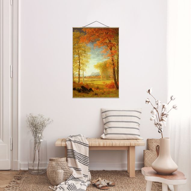 Kunstdruck Albert Bierstadt Albert Bierstadt - Herbst in Oneida County, New York