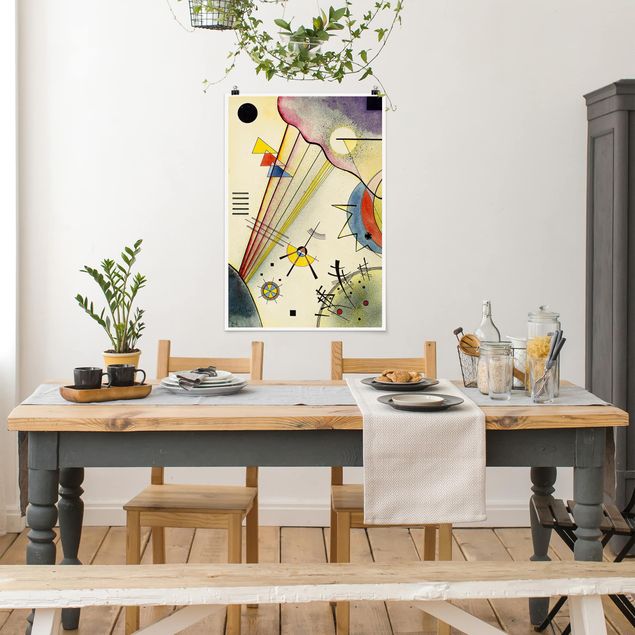 Wandbilder abstrakt Wassily Kandinsky - Deutliche Verbindung