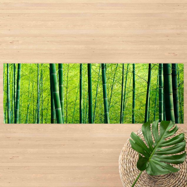 Aussen Teppich Bambuswald