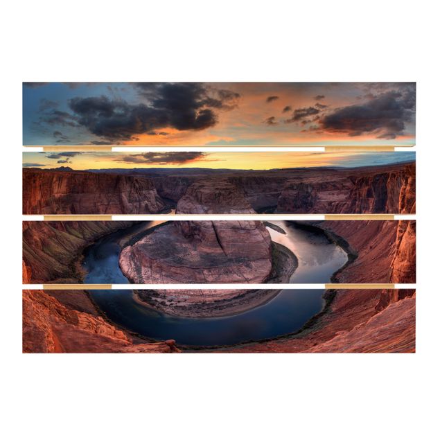 Holzbild - Colorado River Glen Canyon - Querformat 2:3