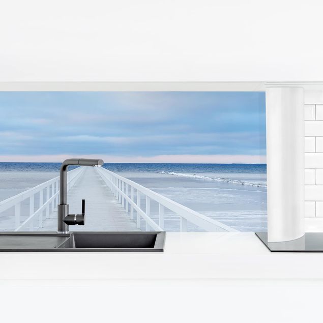 Küchenrückwände selbstklebend Brücke in Schweden