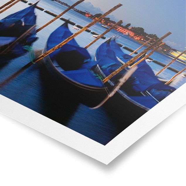 Poster - Venice Gondolas - Panorama Querformat