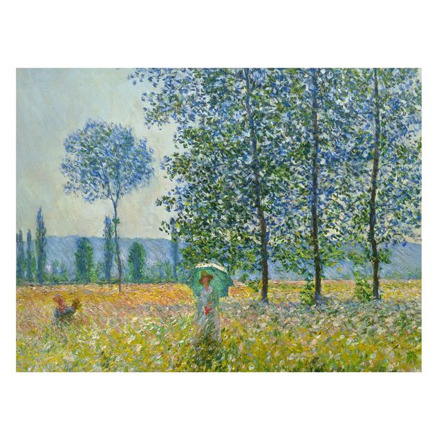 Magnettafel Büro Claude Monet - Felder im Frühling