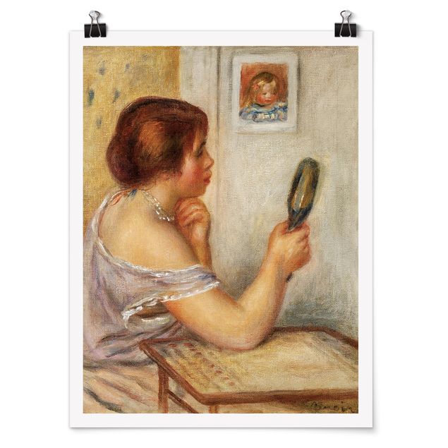 Schöne Wandbilder Auguste Renoir - Gabrielle mit Spiegel