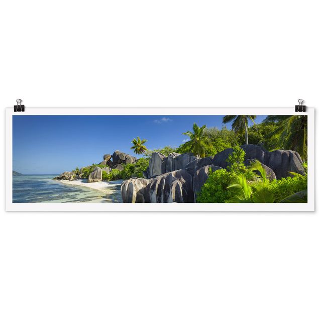 Bilder für die Wand Traumstrand Seychellen