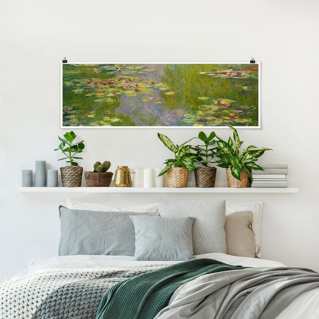 Kunstkopie Poster Claude Monet - Grüne Seerosen