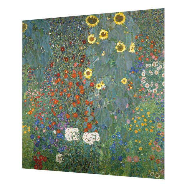 Klimt Gemälde Gustav Klimt - Garten Sonnenblumen