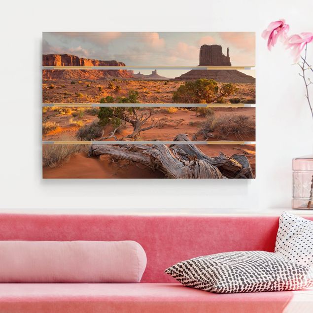Holzbilder Natur Monument Valley Navajo Tribal Park Arizona