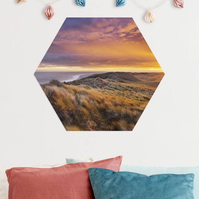 Bilder für die Wand Sonnenaufgang am Strand auf Sylt