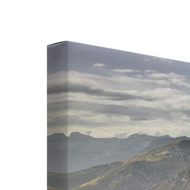 Leinwandbild 3-teilig - Berge in den Alpen - Collage 2