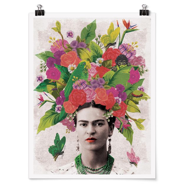 Bilder Frida Kahlo Frida Kahlo - Blumenportrait