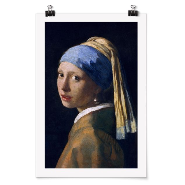 Schöne Wandbilder Jan Vermeer van Delft - Das Mädchen mit dem Perlenohrgehänge