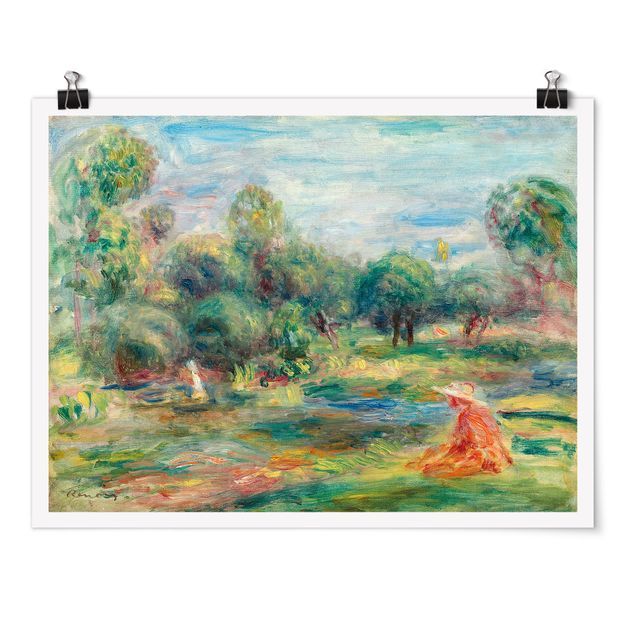 Renoir Bilder Auguste Renoir - Landschaft bei Cagnes