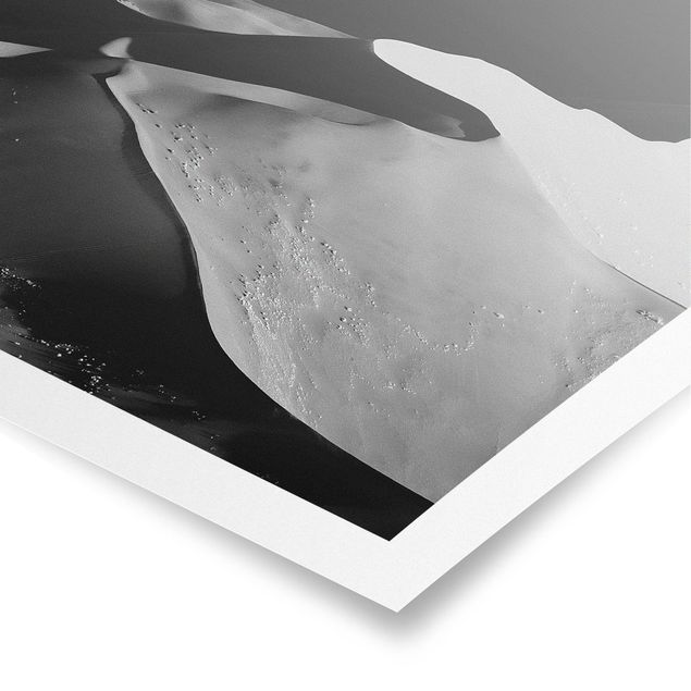 Poster - Wüste - Abstrakte Dünen - Quadrat 1:1