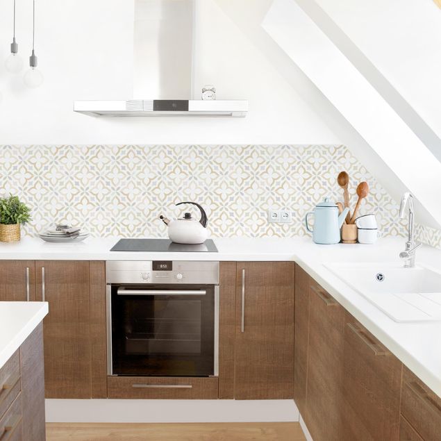 Küchenrückwand abstrakt Geometrische Fliesen - Ancona
