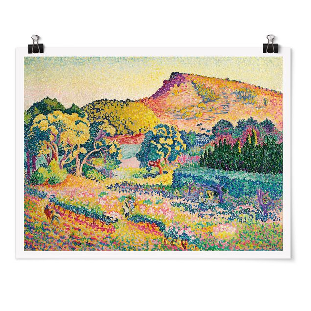 Poster Natur Henri Edmond Cross - Landschaft mit Le Cap Nègre
