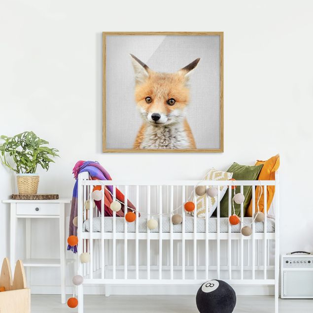 Schöne Wandbilder Baby Fuchs Fritz