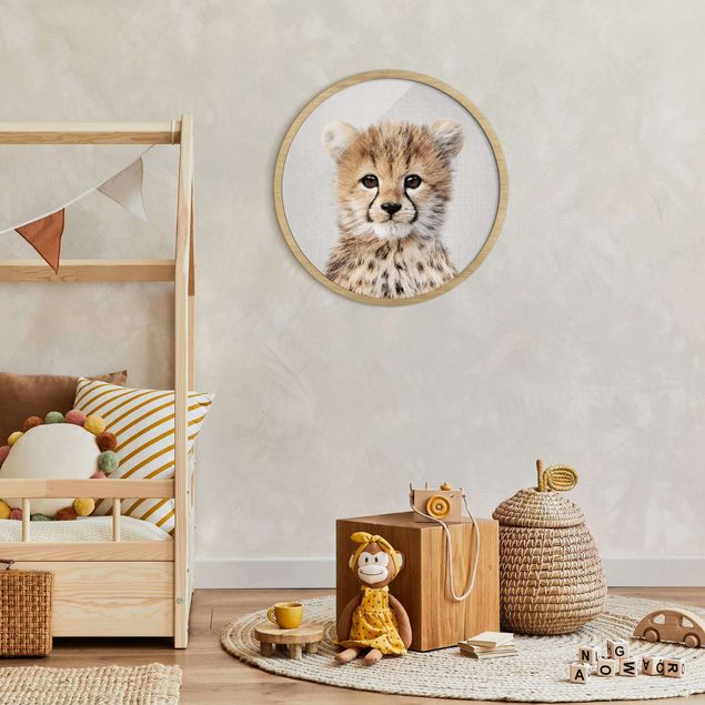 Schöne Wandbilder Baby Gepard Gino
