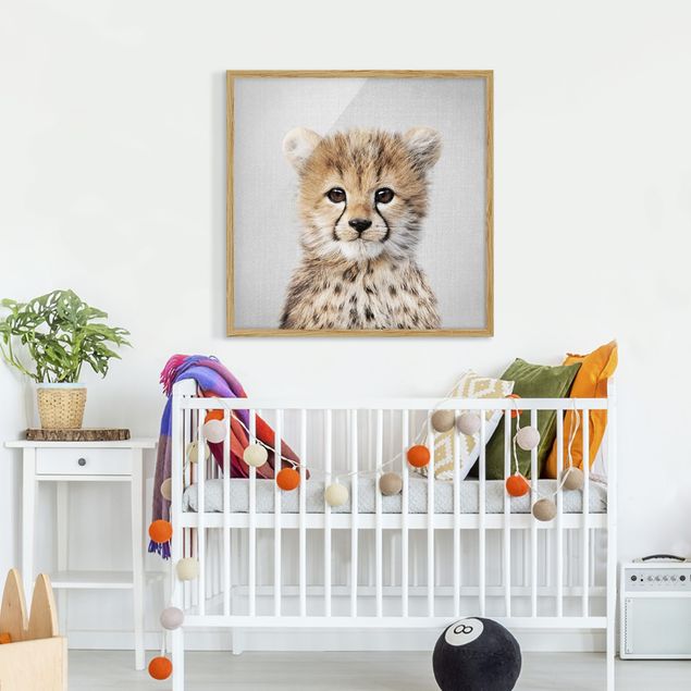 Wandbilder Baby Gepard Gino