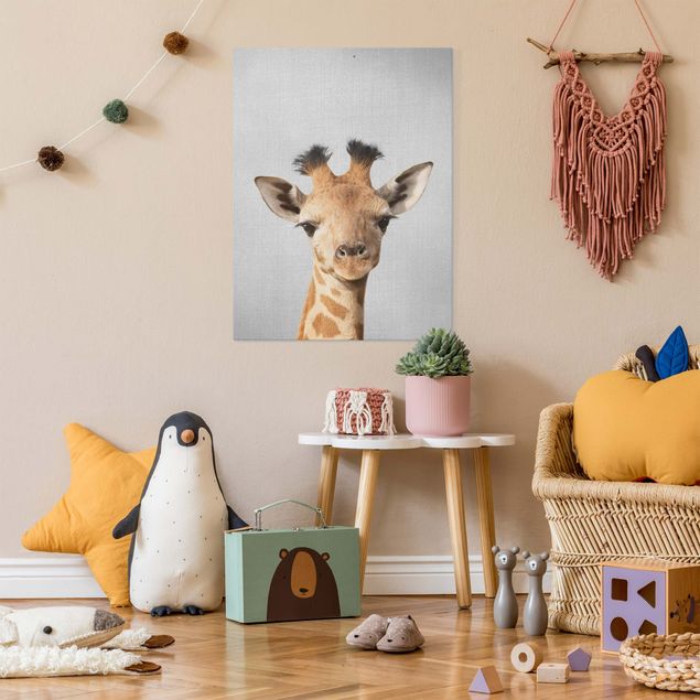 Wandbilder Giraffen Baby Giraffe Gandalf
