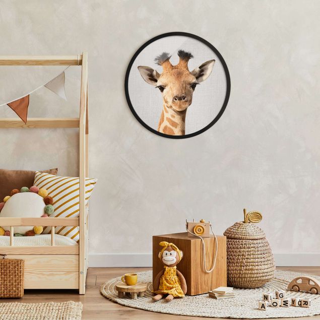 Bilder für die Wand Baby Giraffe Gandalf