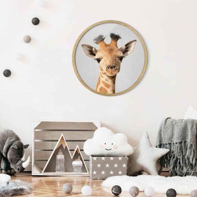 Bilder für die Wand Baby Giraffe Gandalf