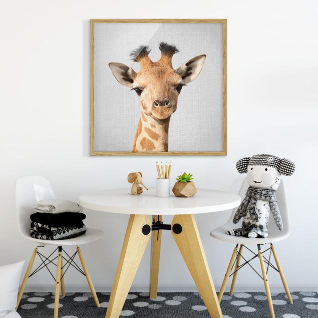 Wandbilder Baby Giraffe Gandalf