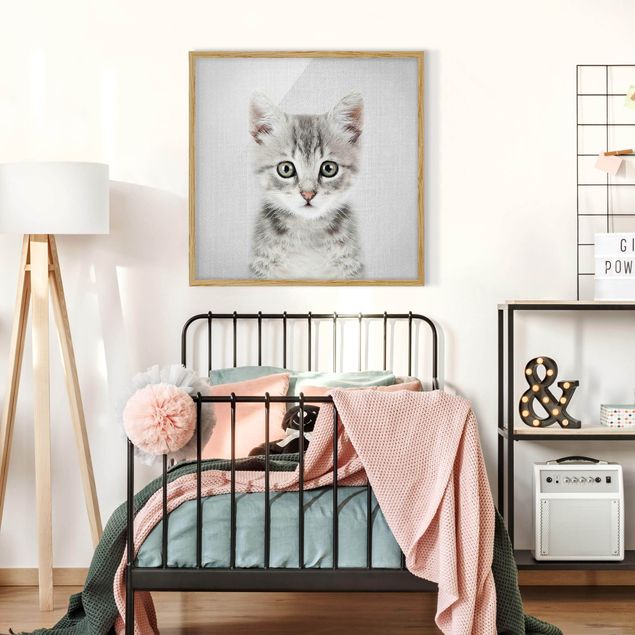 Wandbilder mit Rahmen Baby Katze Killi