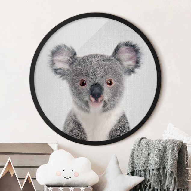 Runde Bilder Baby Koala Klara