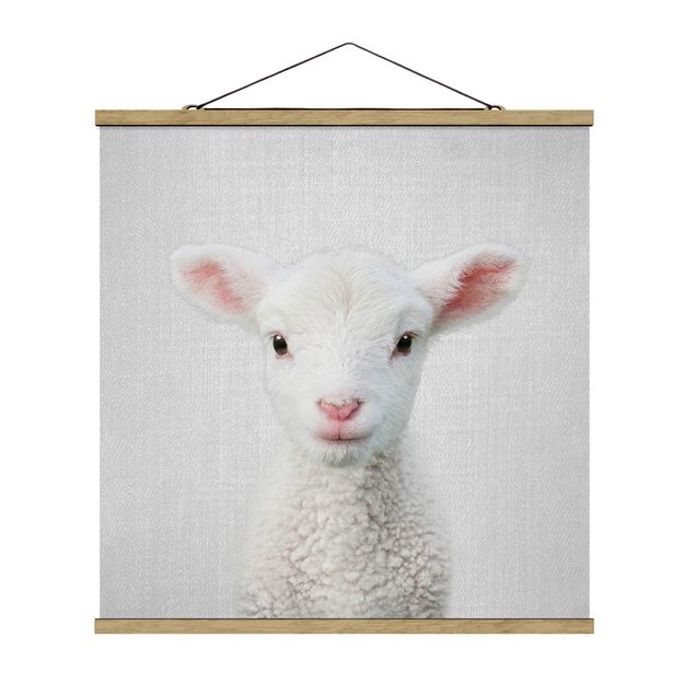 Tiere Poster Baby Lamm Lina