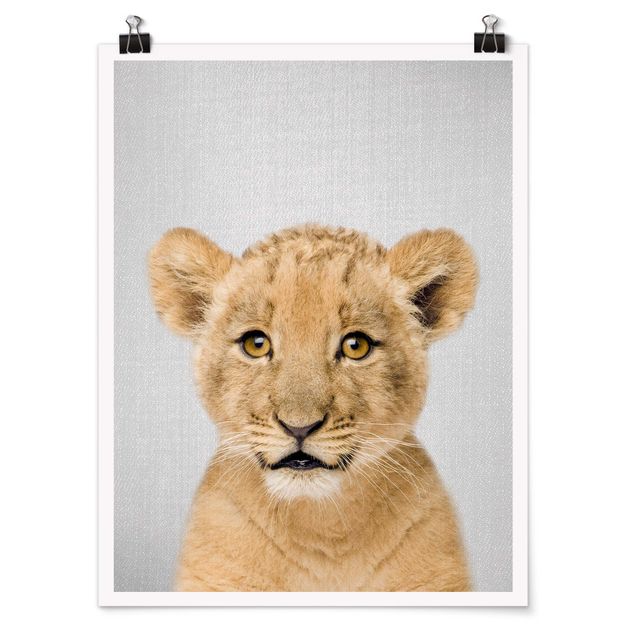 Tiere Poster Baby Löwe Luca