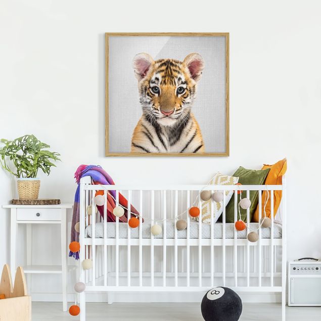 Schöne Wandbilder Baby Tiger Thor