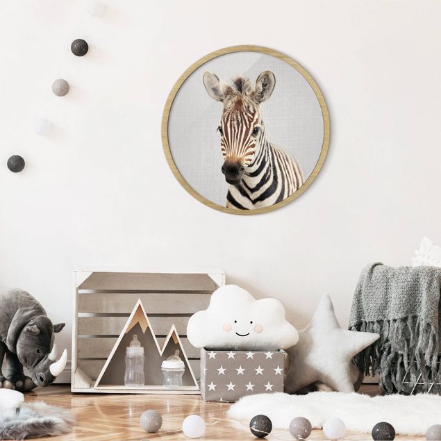 Wandbilder Baby Zebra Zoey