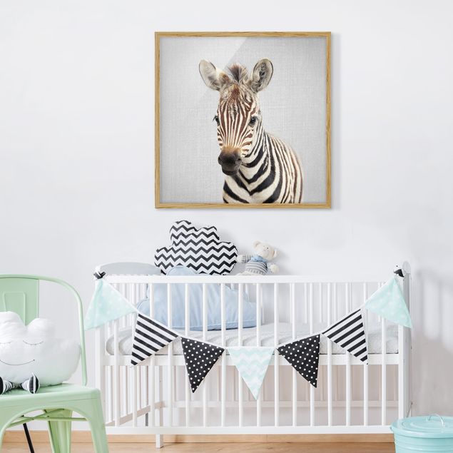 Wandbilder Baby Zebra Zoey