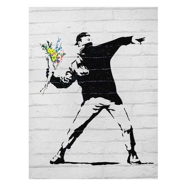 Banksy Bilder Blumenwerfer - Brandalised ft. Graffiti by Banksy
