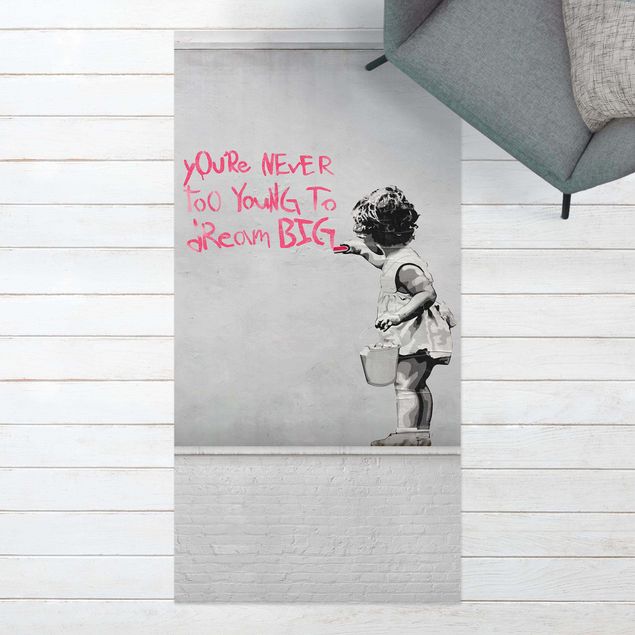 Aussen Teppich Dream Big - Brandalised ft. Graffiti by Banksy