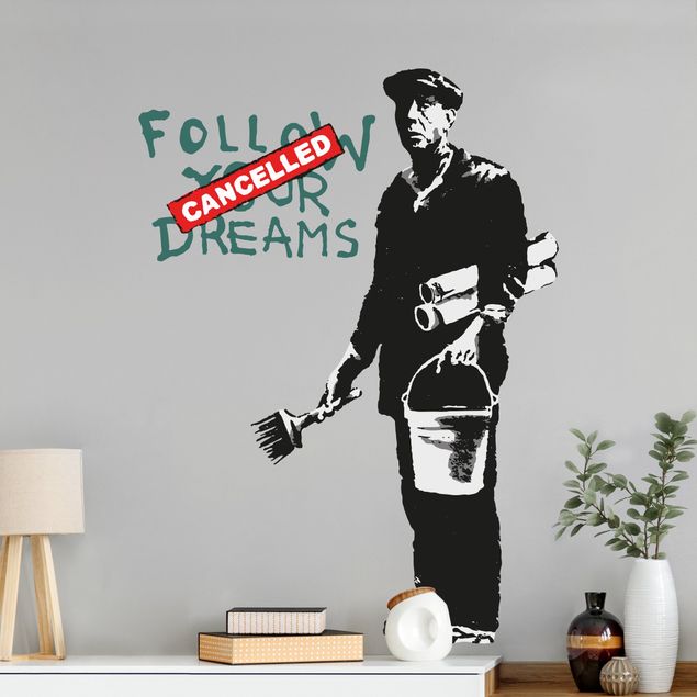 Banksy Artwork Follow Your Dreams II - Brandalised ft. Graffiti by Banksy