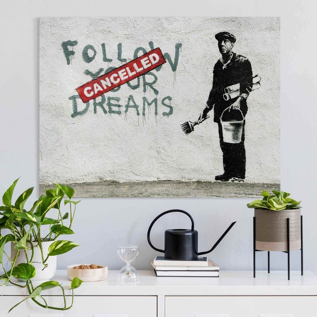 Wandbilder XXL Follow Your Dreams - Brandalised ft. Graffiti by Banksy