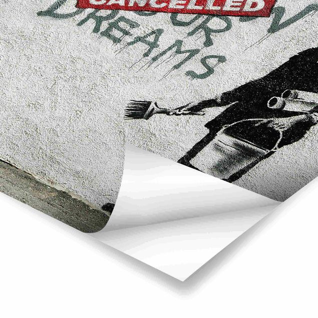 Poster Follow Your Dreams - Brandalised ft. Graffiti by Banksy