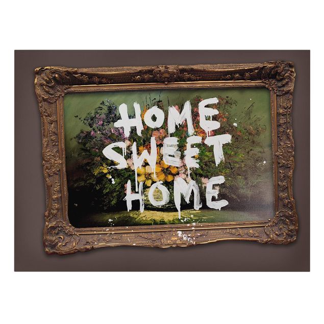 Wandbilder Home sweet home - Brandalised ft. Graffiti by Banksy
