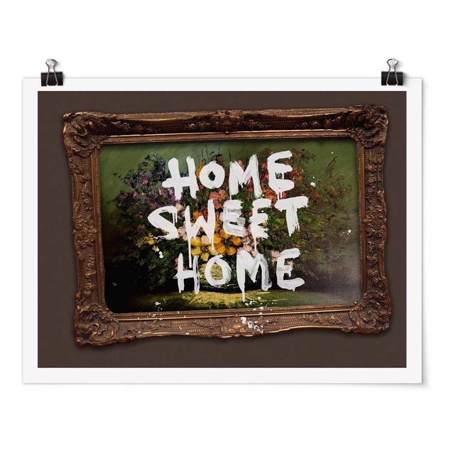 Wandbilder Home sweet home - Brandalised ft. Graffiti by Banksy