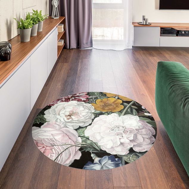 Teppich modern Barock Bouquet