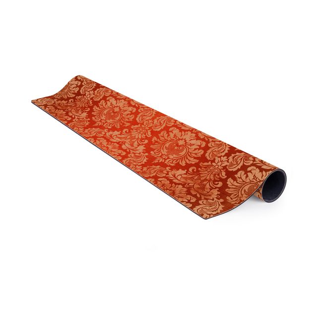 Roter Teppich Barocktapete