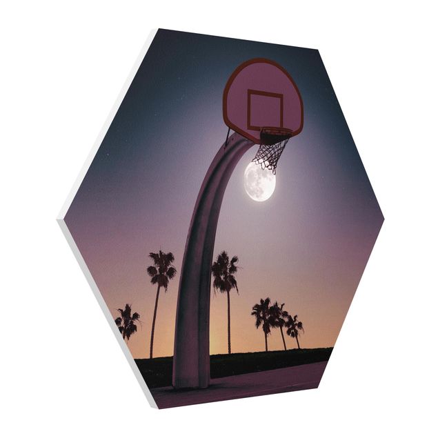 Hexagon Bild Forex - Basketball mit Mond