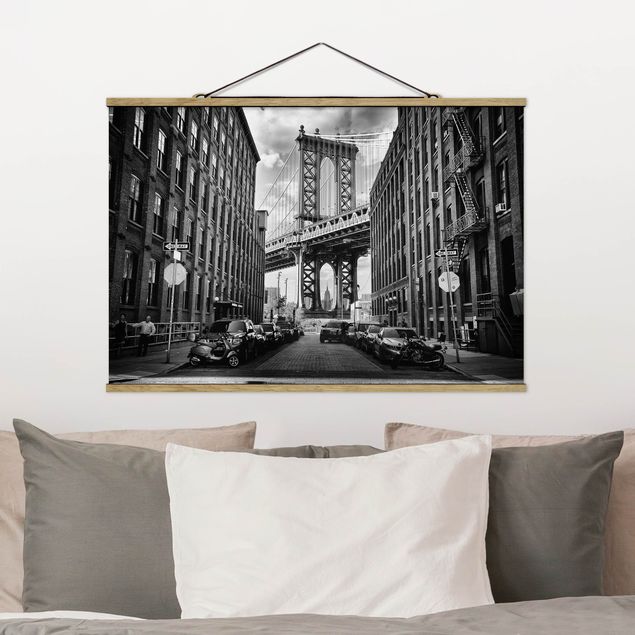 Bilder für die Wand Manhattan Bridge in America