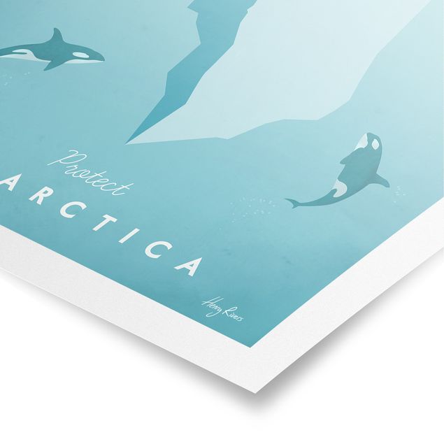 Natur Poster Reiseposter - Antarktis